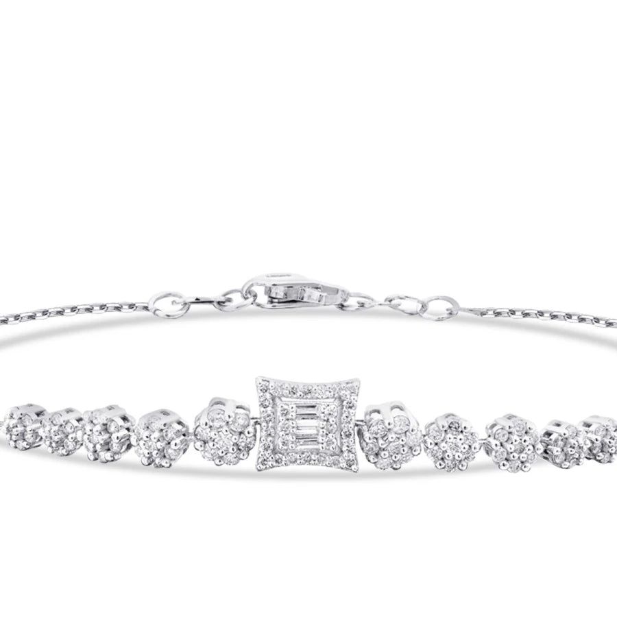 0.49 Carat Diamond Trend Baguette Bracelet