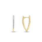 Gold Marquise Earrings
