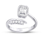 0.29 Carat Diamond Baguette Ring
