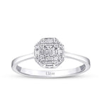 0.87 Carat Diamond Baguette Round Set