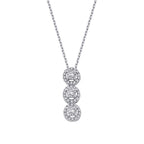 0.46 Carat Diamond Tria Necklace