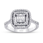 0.46 Carat Diamond Baguette Ring