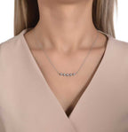 0.36 Carat Diamond Five-Stone Necklace