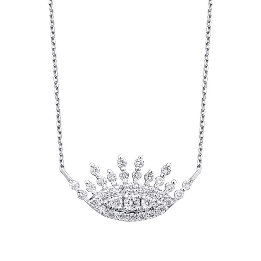 0.30 Carat Diamond Eye Necklace