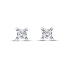 0.80 Carat Diamond Solitaire Earrings