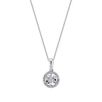 0.08 Carat Diamond-Effect Necklace