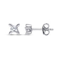 0.21 Carat Diamond Solitaire Earrings