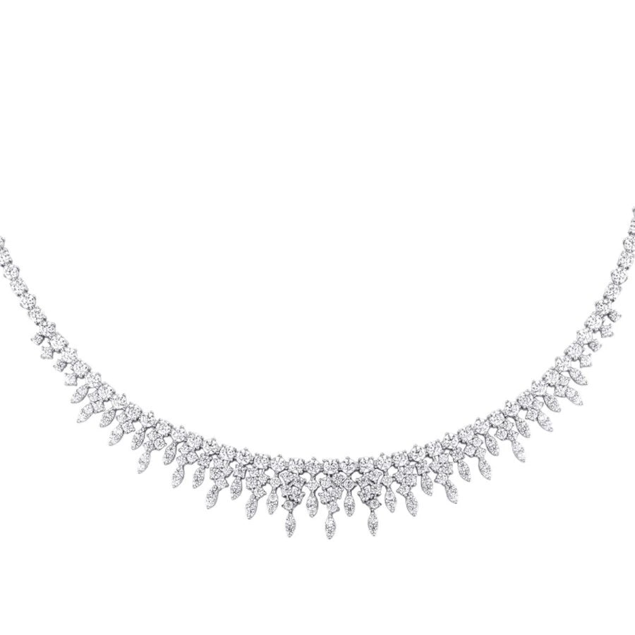 Gold Stone Trend Collar Necklace
