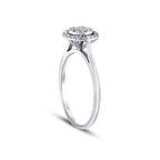 0.09 Carat Diamond Round Ring