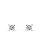 0.34 Carat Diamond Solitaire Earrings