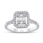 0.39 Carat Diamond Baguette Ring