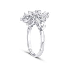 0.79 Carat Diamond Baguette Ring