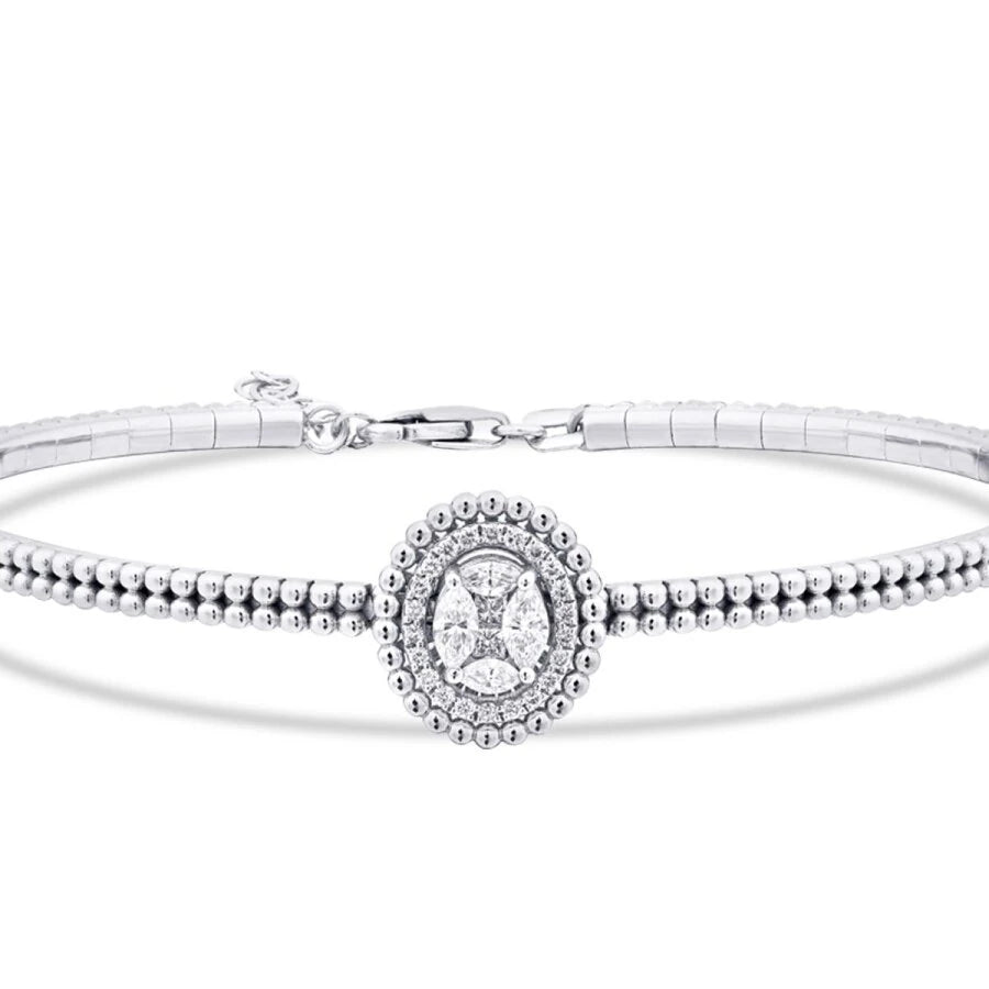 0.61 Carat Diamond Trend Bangle