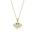 0.01 Carat Diamond Trend Eye Necklace
