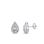 0.23 Carat Diamond Baguette Earrings
