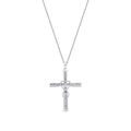 0.16 Carat Diamond Cross Necklace