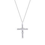 0.16 Carat Diamond Cross Necklace