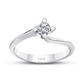 0.25 Carat Diamond Round Solitaire Engagement Ring