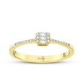 0.15 Carat Diamond Baguette Ring