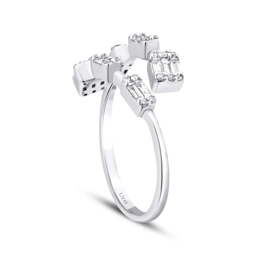 0.27 Carat Diamond Baguette Ring