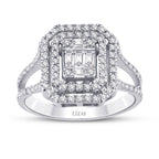 0.55 Carat Diamond Baguette Ring