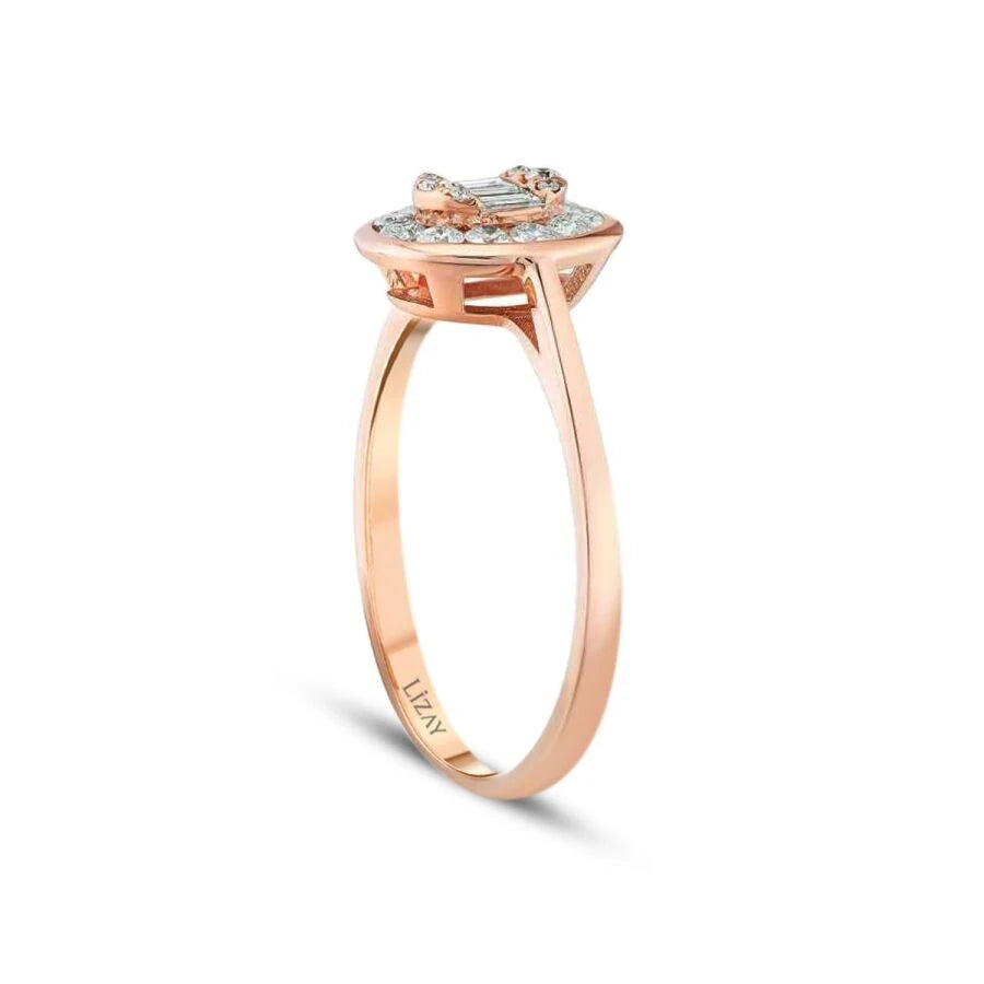 0.37 Carat Diamond Baguette Ring
