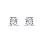 0.70 Carat Diamond Solitaire Earrings