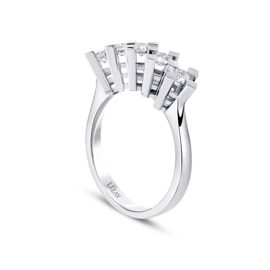 0.90 Carat Diamond Five-Stone Ring
