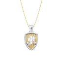Gold Double-Sided Cage Necklace