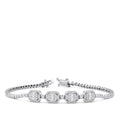 0.66 Carat Diamond Baguette Bracelet