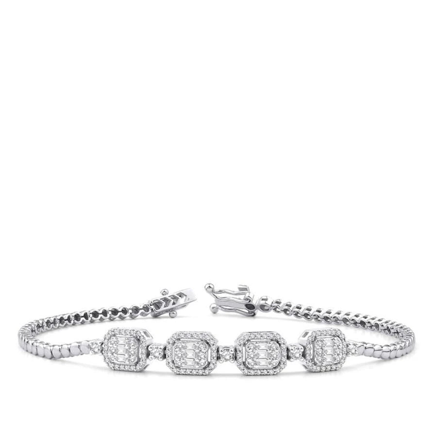 0.66 Carat Diamond Baguette Bracelet