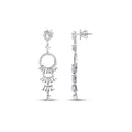0.99 Carat Diamond Baguette Earrings
