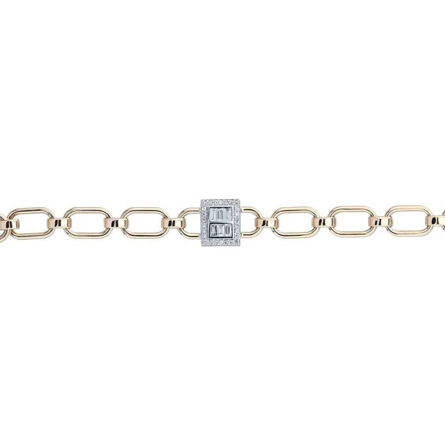 0.25 Carat Diamond Baguette Bracelet