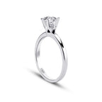 0.50 Carat Diamond Round Solitaire Engagement Ring