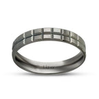 Black Gold Cubic Wedding Band