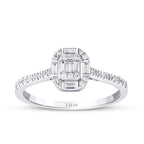 0.30 Carat Diamond Baguette Ring