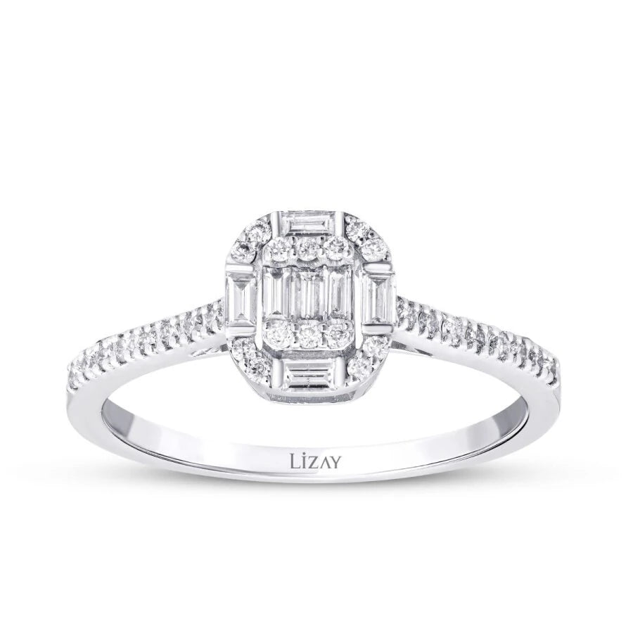 0.30 Carat Diamond Baguette Ring