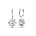 0.59 Carat Diamond Baguette Earrings