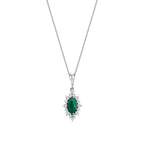 2.04 Carat Diamond Emerald Set