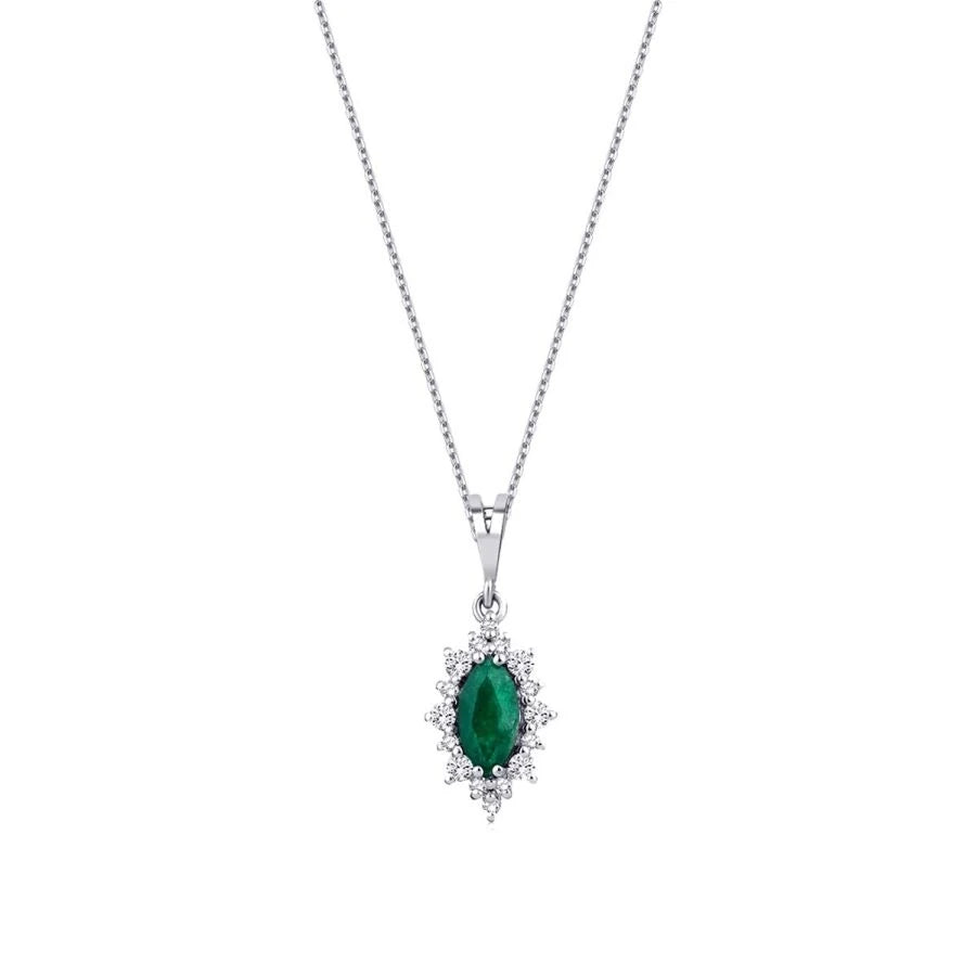 2.04 Carat Diamond Emerald Set