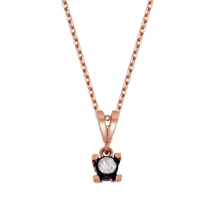 0.20 Carat Diamond Solitaire Necklace