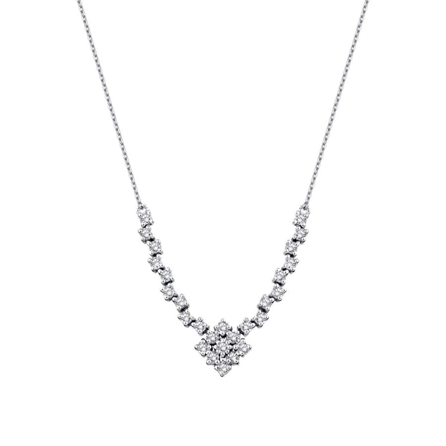 0.28 Carat Diamond Trend Necklace