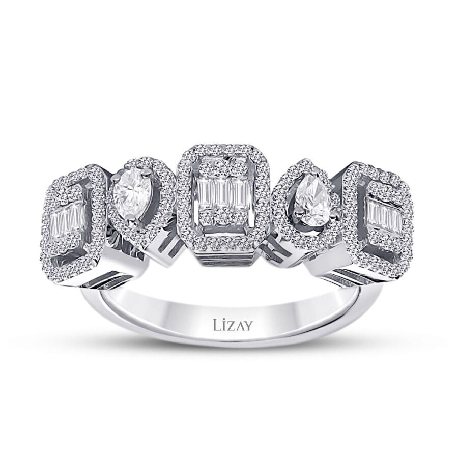 0.55 Carat Diamond Baguette Ring