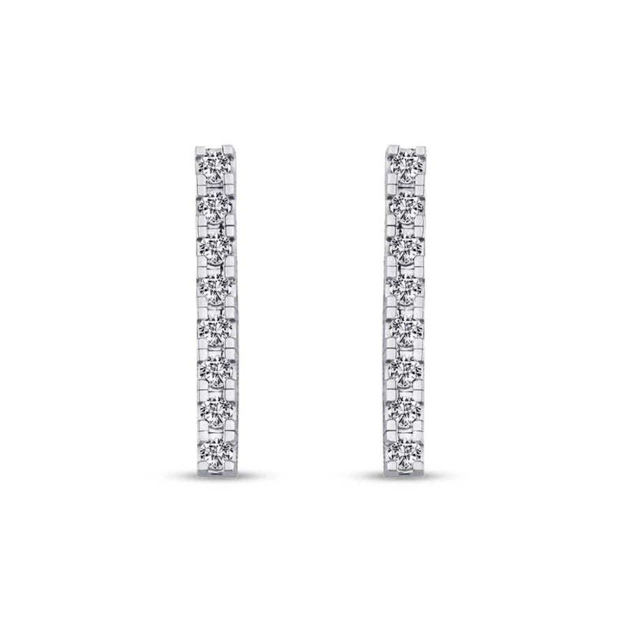 1.46 Carat Diamond Tennis Earrings