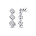 1.60 Carat Diamond Baguette Earrings