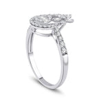 0.46 Carat Diamond Baguette Ring