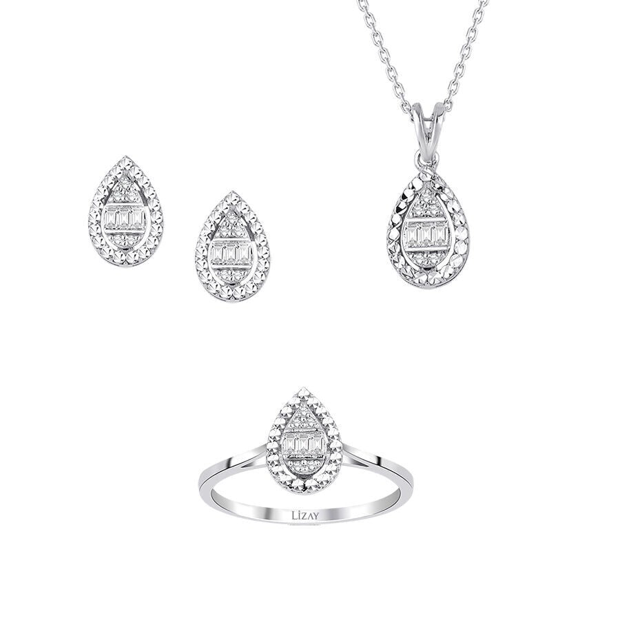 0.21 Carat Diamond Baguette Mini Set