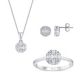 0.87 Carat Diamond Baguette Round Set