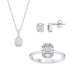 0.61 Carat Diamond Baguette Set