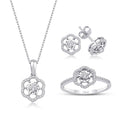 0.64 Carat Diamond Flower Trend Set